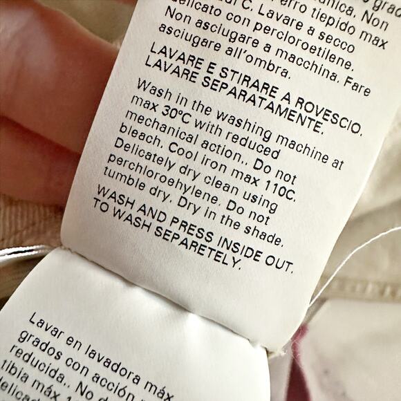 Marina Rinaldi Jeany Champagne Tapered Jeans 37" Inseam Women's Plus Size 22 - Picture 11 of 15